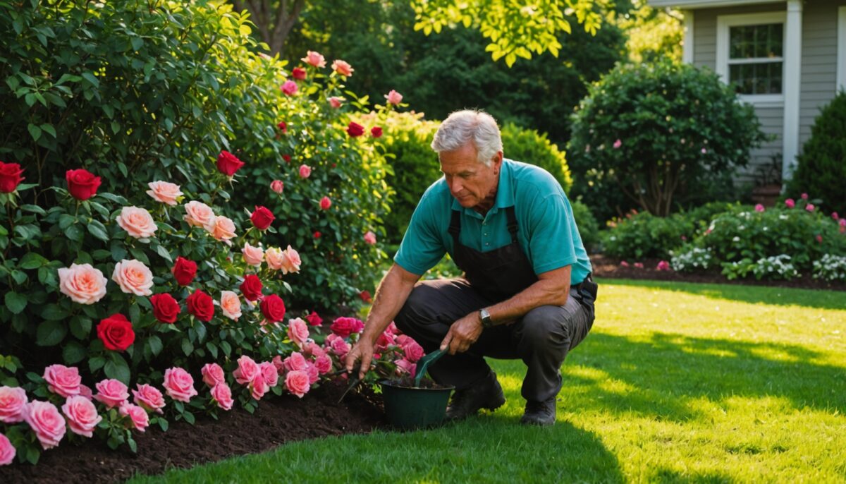 Comment protéger les pieds de vos rosiers des mauvaises herbes : astuces simples et efficaces