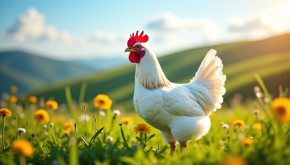Poule Leghorn : symbole d'élégance italienne et reine incontestée de la ponte