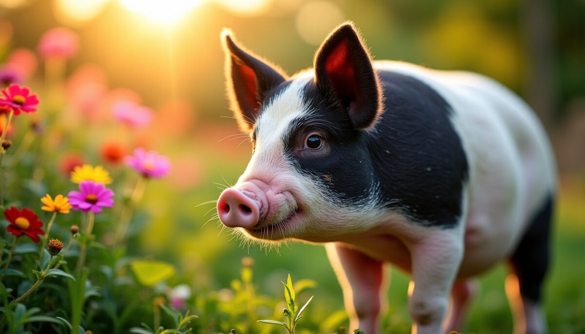 Le cochon vietnamien : un compagnon surprenant alliant robustesse et tendresse