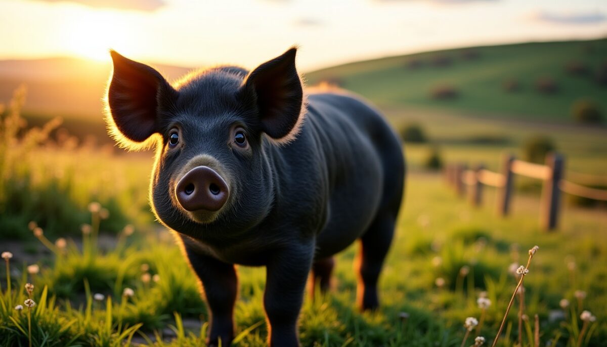 Le cochon noir : emblème de tradition rustique et trésor du terroir