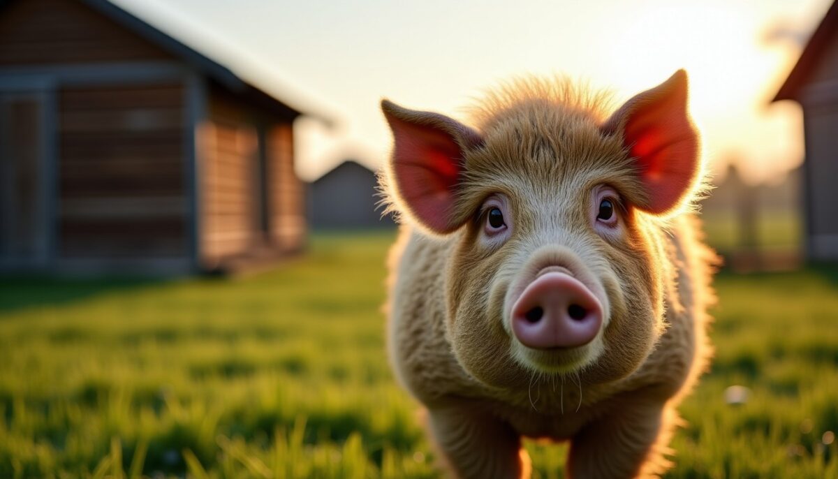 Le cochon laineux : un joyau rustique aux racines d'Europe de l'Est
